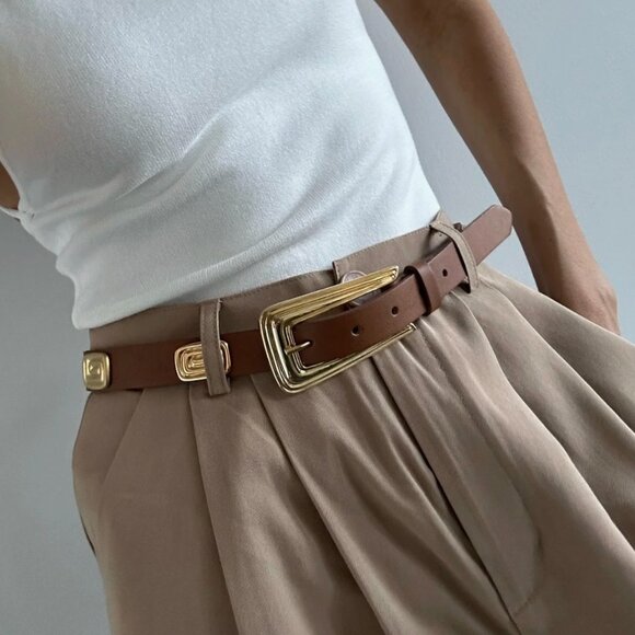 Cleo Italian Leather Belt, Streets Ahead, Size M main image 3